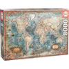 Educa - Puzzle da 8000 pezzi per adulti: Mappa storica del mondo. Include il servizio pezzi mancanti. A partire da 14 anni (18017)