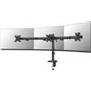 NEOMOUNTS Supporto monitor Neomounts Braccio da tavolo per monitor tre' 10-27" max 6kg Nero [DS60-600BL3]