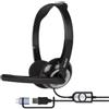 Hamlet Cuffia Hamlet HHEADMUS-CX per Pc/Notebook con microfono Nero [HHEADMUS-CX]