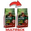 Monge KIT 2x Monge BWild Grain Free Agnello, Patate e Piselli Adult per Cani - 2.5 Kg, 2 pezzi - PREZZO A CONFEZIONE