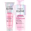 L'Oreal Paris L'Oréal Paris Elvive Glycolic Gloss Shampoo Illuminante con Acido Glicolico 200ml + Balsamo Riparatore per Capelli Porosi e Spenti Lucentezza Intesa e Duratura Effetto Seta 150ml - Set da 2