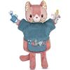Lilliputiens - Burattino da mano - Jeanne il gatto - Giocattolo interattivo per bambini - Per raccontare storie divertenti - Stimola l'immaginazione - Dai 2 anni - 83639