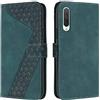 OKZone Cover per Xiaomi Mi 9 SE, Custodia in PU Pelle per Xiaomi Mi 9 SE, Custodia a Libro Protettiva Folio Portafoglio con Chiusura Magnetica e Slot per Carte Wallet Case Flip Cover (Verde)