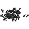 uxcell Sourcingmap, viti esagonali con testa a brugola, M 1,6 x 5, neri, 50 pezzi