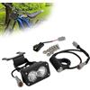 BIUGERCN Faretto Led Moto Barra con Interruttore Surron Light Bee Luce Bianca
