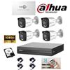 DAHUA KIT VIDEOSORVEGLIANZA DAHUA DVR 8 CANALI 4 TELECAMERE FULLCOLOR 2 MPX 500GB