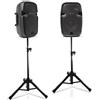 SHARD-LAB pro CASSE AMPLIFICATE BLUETOOTH ATTIVE 400W 8" + 2 STATIVI TREPPIEDI 180 CM