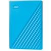 WESTERN DIGITAL MY PASSPORT HDD ESTERNO 4.000GB INTERFACCIA USB 3.0 COLORE BLU