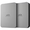 LA CIE LACIE MOBILE DRIVE V2 (2022) HDD 2.000GB 2.5" USB 3.1-C SILVER