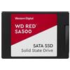 WESTERN DIGITAL RED SA500 SSD 500GB SATA III 2.5" 3D NAND - LETTURA 560 MB/s SCR