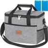 TRIZAND Borsa termica isolata, a prova di perdite, impermeabile, per alimenti, bevande, picnic, spiaggia, pranzo, 23843, dimensioni: 20 l