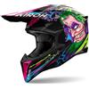 AIROH Casco Cross AIROH WRAAAP MUSIC - (Gloss)