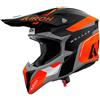 AIROH Casco Cross AIROH WRAAAP CONQUER - (Orange Matt)
