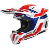 AIROH Casco Cross AIROH TWIST 3 DYNASTY - (Blue/Red Gloss)