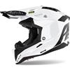 AIROH Casco Cross AIROH AVIATOR 3 COLOR - (White Gloss)