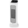 Nedis HTFA20WTW - Termoventilatore in ceramica PTC SmartLife - Wi-Fi - 2000 W - 2 livelli di calore - Oscillazione - Indicatore di temperatura 10-49°C - Controllo app - Alexa & Google Assistant