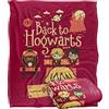 LOGOVISION Harry Potter Back To Hogwarts Platform 9 3 4 Chibis Coperta super morbida al tatto setoso - 152 x 127 cm