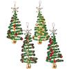 SOLID OAK Kit di ornamenti con perline, albero di Natale fa 4