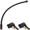 INFINAUTO Tubo prolunga per gonfiatore pneumatici 29cm 7,8 mm ID per auto moto bicicletta Pompa per aria Tubo prolunga Adattatore valvola pneumatici con Undeflatable Air Chuck Gomma