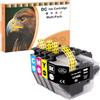 D&C LC422XL Cartucce compatibili con Brother LC-422XL LC 422 Multipack per Brother MFC-J5340DW MFC-J5345DW MFC-J5740DW MFC-J6540DW MFC-J6940DW (nero, ciano, magenta, giallo, confezione da 4)