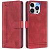 GoodcAcy Cover per Samsung Galaxy S24 Plus,Flip Caso in PU Pelle Premium Portafoglio Custodia [Kickstand] [Slot per Schede] [Chiusura Magnetica] per Samsung Galaxy S24 Plus-Rosso