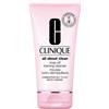 Clinique All About Clean Rinse Off Foaming Cleanser 150 ml Crema Detergente Schiumogena per il Viso Tubetto Pelle mista e grassa