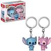 Funko Pocket POP! Keychain 2-Pack: Lilo & Stitch: Stitch & Angel - Lilo And Stitch - Mini Figura in Vinile da Collezione Novità Portachiavi - Riempitivi per Calze - Idea Regalo - Movies Fans