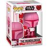 Funko Pop! Star Wars: Valentines - Mandalorian - Star Wars: The Mandalorian - Figura in Vinile da Collezione - Idea Regalo - Merchandising Ufficiale - Giocattoli per Bambini e Adulti - TV Fans