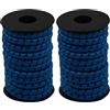 Corderie Italiane 006003632 Corda Elastica, Azzurra, 8 mm, 5 m (Confezione da 2)