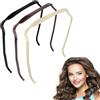 Zwenjuan Fascia per Capelli Ricci Spessi, 3 Pcs Fascia Capelli Quadrate a Forma di Occhiali Sole,Fascia invisibile,Strumento per Fissare L'acconciatura, Accessori per Lo Styling per Uomini e Donne