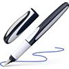 Schneider 168403, penna stilografica Ray, pennino e impugnatura per mancini Per destrordi Füllhalter M blu/grigio