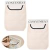 YANJIY 2 Pezzi Borsa Portaoggetti In Rete, Organizzatore Cucina Da Appendere, Tasche da Letto Appendibile, Barra Porta Oggetti Cucina Adesiva Senza Forare, multifunzione Portasacchetti Salvaspazio