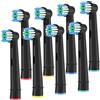 YEOSLL Testine di ricambio compatibili con spazzolino elettrico Braun Oral B, 8 testine di ricambio professionali per testine di ricambio Oral B Refill Pro 500/1500/3000/3757/5000/7000/7500/8000