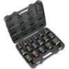 Sealey Premier AK8892M - Set di chiavi a bussola, attacco quadro da 3/4, 17 pezzi, codificate a colori