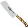Giesser since 1776 - Made in Germany - Coltello da cuoco, 16 cm, Spicy Orange, PremiumCut Yochobo No 1, Santoku, manico in materialeacrilico, , inossidabile, coltello da griglia tedesco