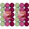 Bolsius - 30 Tealight Profumati - mirtillo rosso - Durata di Combustione di 3.5 Ore - Diametro 38 mm - Estratti Naturali - Contiene Cera Vegana - Senza Olio di Palma (Confezione da 2)
