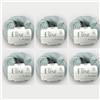 MARUSSIA Elise by Permin, 6 gomitoli di cotone cashmere di lusso (25 g/115 m) (17 menta)