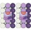 Bolsius - 30 Tealight Profumati - Lavanda - Durata di Combustione di 3.5 Ore - Diametro 38 mm - Estratti Naturali - Contiene Cera Vegana - Senza Olio di Palma (Confezione da 2)