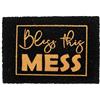 Relaxdays Zerbino in Cocco 60x40 cm Antiscivolo Resistente con Frase per Interni ed Esterni, Colori