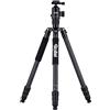 Rollei C6i Treppiede Fotocamera 171,5cm Cavalletto Fotografico Carbonio | Tripod Camera Viaggio con Testa Sfera a 360° per Sony Canon Nikon DSLR Treppiede per Smartphone con Supporto per Telefono