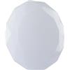 V-TAC Plafoniera LED Rotonda 60W con Telecomando CCT Dimmerabile 3-in-1 Design Diamante Ø500 mm - SKU 2114921