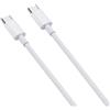 V-TAC Cavo USB Tipo-C a USB Tipo-C 1 m Ricarica Rapida 3.1A 60 W Bianco - SKU 6681