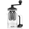 Bodum Bistro - Miscelatore e dispenser per pastella per pancake, misurazione integrata, facile da versare, resistente, in plastica senza BPA, lavabile in lavastoviglie, nero