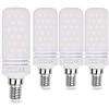 HZSANUE Lampadine LED 15W, 120W Lampadine a Incandescenza Equivalenti, 1500Lm, 4000K Luce Bianca Naturale, E14 Vite Piccola Edison, Confezione da 4