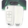LELNOOS Cover Chiave Auto, Silicone Custodia Chiave Protettiva Copri Chiavi per Opel Vauxhall Corsa D E Astra H J Zafira B C Tourer Adam Meriva Mokka Insignia Antara Signum Vectra Tigra Cascada
