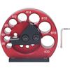 ViaGasaFamido Kit Dima Tasselli Regolabile 8 Fori 8-20mm, Lama Carburo e Chiave, per Lavorazione Legno, Rosso