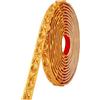Zayejod Bordo autoadesivo modellato oro, decorazione da parete e soffitto, decorazione 3D, bordi per piastrelle, linee adesive per bordi dello specchio, sfondo TV (2 cm x 5 m)