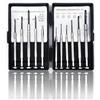 NSZETZ Set di 11 mini cacciaviti, piccoli strumenti con 11 cacciaviti a testa piatta e Phillips di diverse dimensioni, set di cacciaviti di precisione per gioielli, orologi, iPhone, giocattoli, computer,