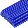 QUARKZMAN 30Pz Stick Colla a Caldo Dimensioni Standard per Pistola 7mm x 200mm Colla a Caldo Bastoncini Ricariche Piccoli e Molto Adesivi, Blu Brillante