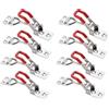 Azatemgo 8 Pezzi Toggle Morsetto,Chiusura a Leva Regolabile,Morsetto Piccolo Interruttore GH-4001,La capacità di carico è di 100 kg,Adatto per armadi, cassetti, armadietti, porte, finestre